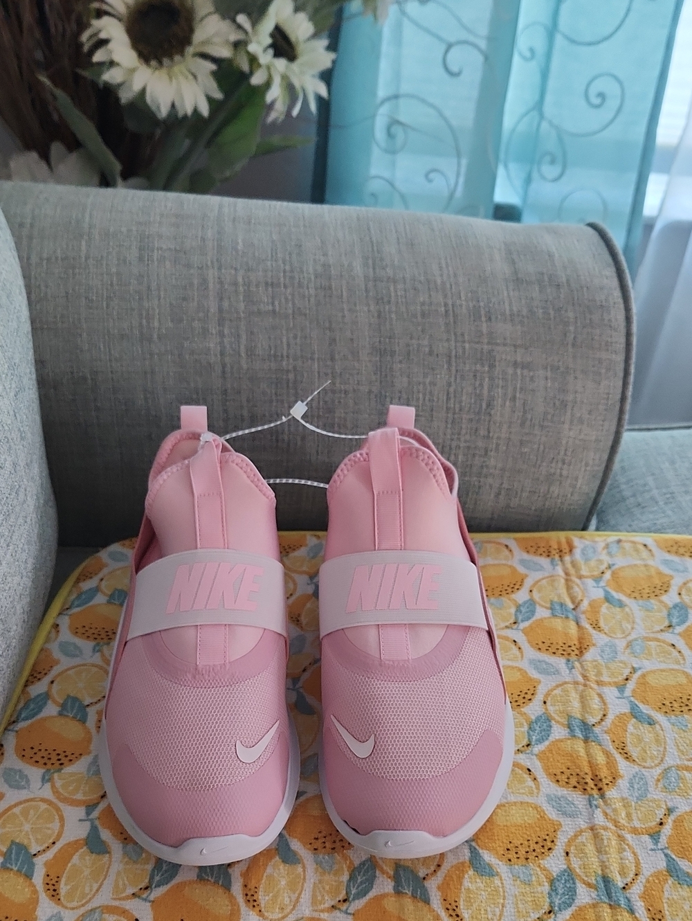 Nike Kids Pink Slip-On Athletic Sneakers